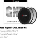 7artisans Nano Magnetic Filter UV Filter ND Light Reduction Filter/CPL Polarization Filter/GND Gradient Filter/Black Mist 1/4 Portrait Photography Filter Suitable for Lens(72mm GND0.9)