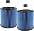 MZY LLC 2 Pack 17907 Cartridge Filter for Craftsman Shop Vacs 5 to 20 Gallon, 3-Layer Pleated 9-17907 Wet/Dry Fine Dust Filter