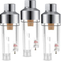 Honoson 3 Pcs 3 Pcs Airbrush In-line Water Trap Mini Air Filter Connect Separator for Connects Directly Onto Airbrushes and Hoses with 1/8 Bsp Threads
