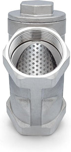UNOX 1 1/4" Y-Type Stainless Steel Industrial Strainer - AISI 304 - Water Oil Filter for Plumbing Tools & HVAC Systems, Heavy-Duty Pipeline Protection, PN6/PN10 Rated
