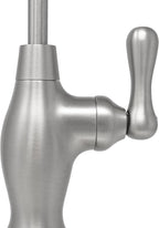Metpure Non-airgap NSF Certified RO Faucet Reverse Osmosis Drinking Water Filtration System Water Dispenser Spout (Stainless Steel). Vase Style with Faucet Wrench.