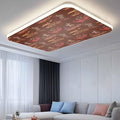 Cowboys Horses 2 Pcs Fluorescent Light Covers 4 x 2 Feet, Desert Ethnic Winds Dark Brown Background Covers for Ceiling Lights Magnetic Light Cloth Filter for Classroom Office Home