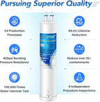 ICEPURE RFC6600A Refrigerator Water Filter Replacement for 4396841, EDR3RXD1, Everydrop® Filter 3, 4396710, Kenmore® 9030, 9083, 46-9083, 46-9030, 2PACK