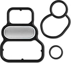 Head Cylinder Solenoid Valve Gasket Kit Replacement for Honda/Acura Civic 1996-2005 - Honda VTEC Filter Spool Valve 1.6L 1.7L - Set of 15825-P2M-005 36172-P08-015 91319-PR3-000 by AUTOMAJOR