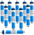 APPLIED MEMBRANES INC. 50 GPD Reverse Osmosis Membrane | RO Membrane Water Filter Replacement for Reverse Osmosis Water Filtration System | 1.8" x 12" Universal Compatibility, Pack of 10