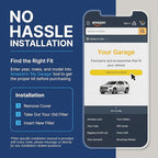 Spearhead Odor Defense Breathe Easy AC & Heater Cabin Filter | Fits Altima, Kicks/Kicks Play, Pathfinder, Rogue, Versa, QX50, QX55, QX60 | Up to 25% Longer Lasting w/Activated Carbon (BE-552)