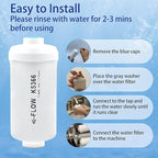 Fluoride Filter, Replacement for Berkey® PF-2® Fluoride and Arsenic Reduction Elements, Compatible with Berkey® Gravity Filtration System, Natural Defluorination Filter Material, Pack of 2
