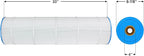 Pureline Pool Replacement Cartridge Filter, 200 Sq Ft, PL0127, Compatible with Jandy CS200