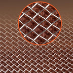 Stainless Steel Woven Wire Mesh, 304 Stainless Steel Insect Screen Mesh, 20 Mesh 120 Mesh Air Vent Mesh Metal Woven Wire Mesh for Vent, Filter, Window & Garden