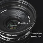 52mm Lens to 37mm Camera Lens Adapter 52mm to 37mm Step Down Ring Adapter Ring for All Brands of UV ND CPL, with Premium Lens Wiping Cloth 2 Pack (52mm-37mm)