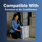 Filtrete 20x25x4 AC Furnace Air Filter, MERV 13, MPR 1900, Premium Allergen, Bacteria & Virus Filter, Electrostatic Air Cleaning Filter, 2-Pack (Actual Size 19.75 x 24.62 x 4.31 in)