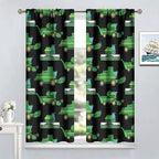 Kids Agriculture Machine Window Curtains, Farm Equipment Tractors Transport Combines Rod Pocket Decorative Windows Curtain for Boys Children Teens Room Decor 42x45in (30% Blackout)
