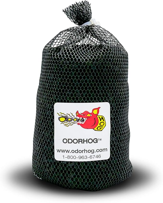 OdorHog Metal Cap Slip On Vent Stack Pipe Filter 1.5" Black ABS, Removes Outdoor and Sewer Odor Problems (1.5-inch)