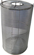 Stainless Steel Pump Filter Cover Water Pump Protective Cover Sump Pump Anti-Clogging Outdoor 1mm Mesh Pump Cover Barrier Durable And Strong For Septic Tanks Farm Irr(Size:35x80cm/13.7"x31.4",Color:B)