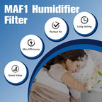 MAF1 Super Humidifier Wick Filter (2 Pack) Replacement for Air-care MA1200, MA1201, MA0950 and Kenmore 14906, 14410, 14411, 15412, 29979, 29980, 29981, 29982 Humidifiers by Funmit