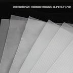 500 Mesh Nylon Filter (39" x39 ") –20 Micro Fine Mesh for Paint, Home Brewing & Dust Filtration
