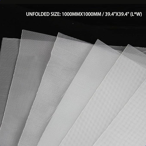 300 Mesh Nylon Filter (39" x39 ") –50 Micro Fine Mesh for Paint, Home Brewing & Dust Filtration