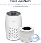 LEVOIT Core Mini-P Replacement Filter, Genuine Core Mini-RF Air Purifier Filters, Supports HEPA Sleep Mode, High-Efficiency Activated Carbon for Removal of Smoke, Odor, Allergens, Pollen, 1 Pack,White