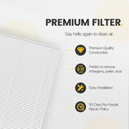 HPA300 HEPA Filter Replacement Compatible with Honeywell Air Purifier HPA300 Series, HPA300, HPA304, HPA8350, HPA300VP, HPA3300b, HPA5300, Pack of 6 HEPA R and 8 Pre filters A HRF-AP1