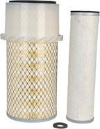 Inner Outer Air Filter Kit 1043327M91 1043326M91 Compatible with Massey Ferguson 20C 230 235 245 Primary Secondary Engine Tractor