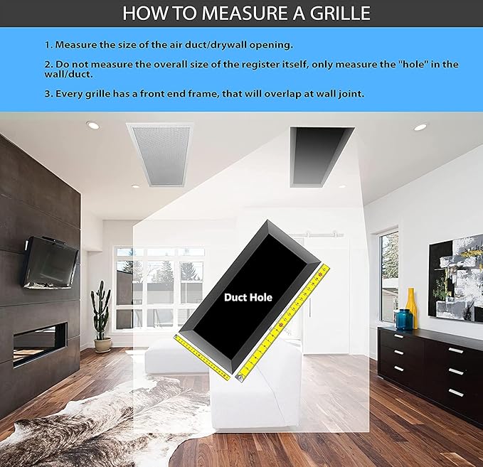 HVAC Premium 22'' x 18'' Cube Core Eggcrate Return Air Filter Grille for 1'' Filter - Aluminum - White [Outer Dimensions: 24.5'' x 20.5]