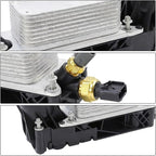 Engine Oil Cooler and Oil Filter Housing Adapter For 2011-2016 Chrysler 200 300, For Dodge Charger Challenger, For Jeep Grand Cherokee, ProMaster 3.6L V6, Replace# 5184304AE 68105583AF, 68105583AG