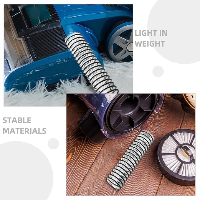 Toyvian 2pcs Flexible Vacuum Cleaner Hose Connector Tubes Compatible with Model V1 Vh1704, Sturdy Sewage Wastewater Replacement Vacuum Cleaner Accessory for Indoor Use