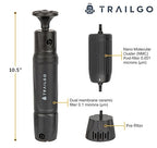 Tactical XR Water Filtration System 0.001 Micron Nano Filtration Military Grade - High-Volume 3-Stage Portable Purification Filter - Camping, Backpacking, Hiking, Emergency Preparedness