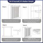 20"W x 12"H [Duct Opening Size] Steel Return Air Filter Grille - Removable Face/Door for 1 inch Filters -HVAC Vent Cover Grill - White [Outer Dimensions: 22 5/8"W X 14 5/8"H]