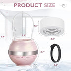 Bath Filter for Tub Faucet - 10 Stages Bath Water Filter 2,500 Gallons, Removes Contaminants & pH Balancer, Improved Skin, Hair, and Nail Condition - BPA-Free & Easy Install (Pink)