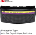 3M Versaflo Organic Vapor/Acid Gas/HEPA Cartridge TR-6530N, for TR-600/800 PAPR