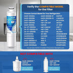 ICEPURE DA29-00020B Refrigerator Water Filter Replacement for Samsung DA29-00020B, DA29-00020A, HAF-CIN,RF263BEAESR, RF28HFEDBSR, RF261BEAESR, RF28JBEDBSG, DA97-08006A 1PACK