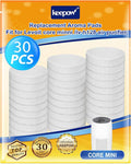 KEEPOW 30 Pack Aroma Pads Refills Compatible with LEVOIT Core Mini/LV-H128 Air Purifier, Essential Oil Pads Replacement Aromatherapy Refill Pads