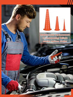 Hydraulic Oil Service Plugs Large Medium Small Sizes Multi Pack Rubber Drip Proof Hose Plugs Industrial Hydraulic Kit for Irrigation, 3 Sizes (56 Pcs,Orange)