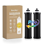 Alkaline Carbon Rods (2 Pack) for Gravity Water Filters – Raises pH up to 9.2, Replacement for Berkey® BB9-2® Black Filters, Berkey® Gravity System & More, NSF/ANSI 42 Certified