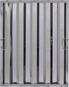 20" x 25" Stainless Steel Commercial Hood Filter – Dishwasher Safe, Welded Baffle Grease Trap with Drop Handles – Easy Installation & Durable Grease Fire Prevention Filter