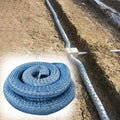 5cm/2in Diameter French Drain Pipe Perforated Drainage Pipes, Soft Infiltration Tubular Underground Drainage Systems for Outside Driveway/Sidewalk, Steel Wire Reinforced Permeable Tube(2050cm)