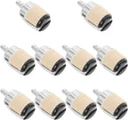 10Pcs Fuel Filter Replacement for 52/58 Chainsaw and Grass Trimmer, Gasoline Fuel Filtering Tool, Compatible Outdoor Power Equipment Accessory