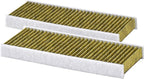 Purolator PBC25764 PurolatorBOSS Automotive Cabin Air Filter with Febreze & Activated Carbon, Car & Truck Passenger Compartment OEM Filter Replacement for Nissan Frontier, Pathfinder | (Pack of 3)