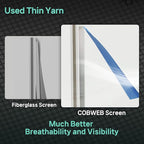 Premium Window Screen Replacement DIY KIT 39"51" Blocks Rain, Pet Scratch, Pollen, Fine Dust 99%, 30Mesh Durable New Material, Repair DIY Tools Included(W39in X L380in)