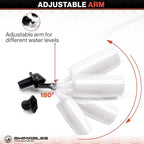 Swimables 3/8" and 1/2" Pool Auto Fill Float Valve Replacement | Includes Adapter From 3/8 Inch to 1/2 Inch | Compatible with Most Water Float Valve For Water Tank and Pool Water Leveler Auto Fill