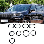 9Pcs Engine Oil Filter Housing O Ring Seal Kit 68191356AA Replacement for Dodge Ram Jeep Chrysler 3.6L