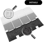 Dianrui RV A/C Vent Cover for Dometic AC Cover Replacement for Dometic 3104928.019, Duo-Therm RV Air Conditioner Grille Replacement with RV A/C Filter (14.1" x 7.7") RV Air Conditioner Parts