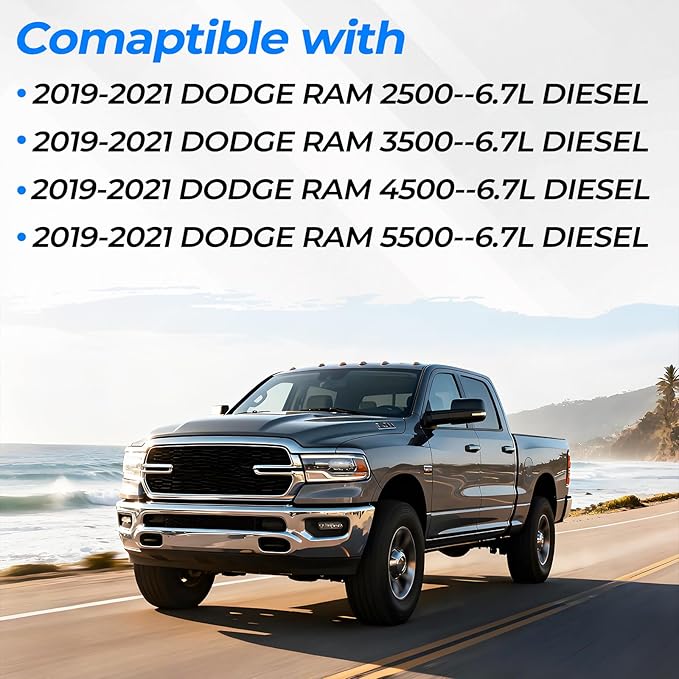 6.7L Cummins Fuel Filter Water Separator set for 2019 2020 2021 2022 2023 2024 Ram Turbo Diesel Engines 68157291AA and 68436631AA