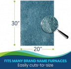 Polyester Washable Fiber Furnace Door Filter for Mobile, Manufactured and Modular Homes (20 x 30)