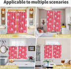 2 Panel Kitchen Cafe Curtains, Desert Camel Sunlight Filtering Nature Air Through, Home Decor Window Covering Tier Curtains for Living Room 104W x 90L inch Summer Sand Camel Animal Vintage Pink