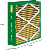 Filterbuy 20x20x5 Air Filter MERV 11 Superior Pet & Allergy Defense (4-Pack), Electrostatic Pleated HVAC AC Furnace Filters for Honeywell Return Grille FC40R1003 (Actual Size: 18.38 x 18.38 x 3.69)