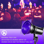 Sakolla Halloween Gel Filter, 10 Pcs Orange Purple Color Correction Gel Light Filter, Transparent Color Overlays Film Plastic Sheets for Lighting, Led Light Outdoor Landscape 8.5 x 11 Inch