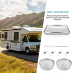 SVNR 3 Pack Flying Insect Screen for RV Refrigerator Vents, 8.5" x 5.8" x 1.5" & 1.4" x 2.8" x 1.4", Camper RV Furnace Vent Screen Accessories.