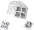Disposable Floor Drain Sticker, Hair Drain Catcher, Shower Drain Square Mesh Stickers, Suit Sewer Filter Screen, Bathtub, Bathroom, Kitchen, Sink Floor Stickers, 30 PCS